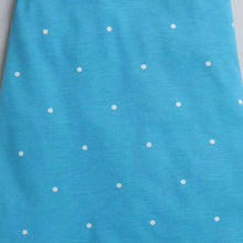 Load image into Gallery viewer, Polka Open Strap Nighty - Blue