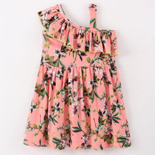 Load image into Gallery viewer, Floral Printed Front Frill Straped Dress