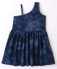 Load image into Gallery viewer, Tie and Dye Straped Front Frill Lace Dress