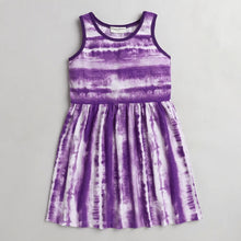 Load image into Gallery viewer, CrayonFlakes Soft and comfortable Tie and Dye Printed Dress / Frock
