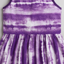 Load image into Gallery viewer, CrayonFlakes Soft and comfortable Tie and Dye Printed Dress / Frock