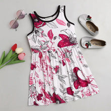 Load image into Gallery viewer, CrayonFlakes Soft and comfortable Floral Printed Dress / Frock
