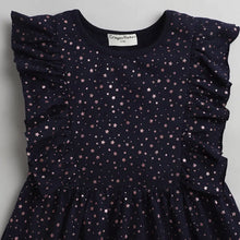 Load image into Gallery viewer, CrayonFlakes Soft and comfortable Stars with Frill Printed Dress / Frock
