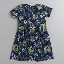 Load image into Gallery viewer, CrayonFlakes Soft and comfortable Floral Printed Front Frill Dress / Frock
