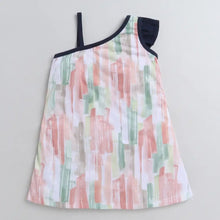 Load image into Gallery viewer, CrayonFlakes Soft and comfortable Tie and Dye with Front Frill Dress / Frock
