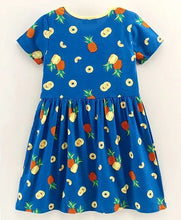 Load image into Gallery viewer, CrayonFlakes Soft and comfortable Pineapple with Front Frill Dress / Frock