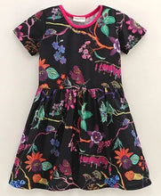 Load image into Gallery viewer, CrayonFlakes Soft and comfortable Forest Printed Dress / Frock
