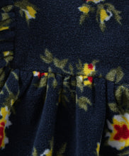 Load image into Gallery viewer, Floral Polar Fleece Dress Cotton Leggings Set