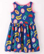 Load image into Gallery viewer, Fruits Printed Sleeveless Dress
