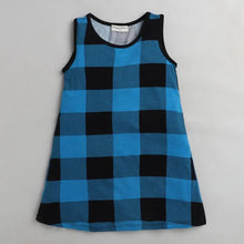 Load image into Gallery viewer, CrayonFlakes Soft and comfortable Checkered Printed Dress / Frock