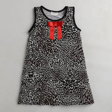 Load image into Gallery viewer, CrayonFlakes Soft and comfortable Animal Printed Dress / Frock