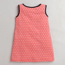 Load image into Gallery viewer, CrayonFlakes Soft and comfortable Polka Printed Dress / Frock - Pink