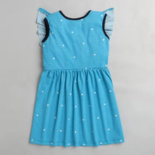 Load image into Gallery viewer, CrayonFlakes Soft and comfortable Polka with Frill Printed Dress / Frock
