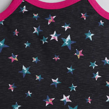Load image into Gallery viewer, CrayonFlakes Soft and comfortable Stars Printed Closed Strap Dress / Frock