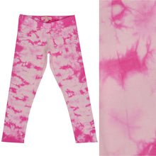 Load image into Gallery viewer, CrayonFlakes Soft and comfortable Magenta Tie Dye Leggings