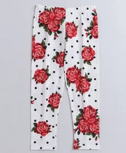 Load image into Gallery viewer, CrayonFlakes Soft and comfortable Floral Polka Printed Leggings