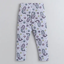 Load image into Gallery viewer, CrayonFlakes Soft and comfortable Mermaid Printed Leggings