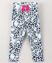 Load image into Gallery viewer, CrayonFlakes Soft and comfortable Animal Print with Bow Leggings
