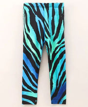 Load image into Gallery viewer, CrayonFlakes Soft and comfortable Tiger Printed Leggings - Black
