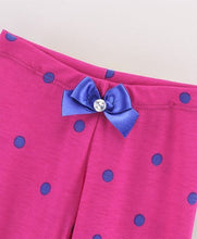 Load image into Gallery viewer, CrayonFlakes Soft and comfortable Polka Dots Printed Leggings - Pink