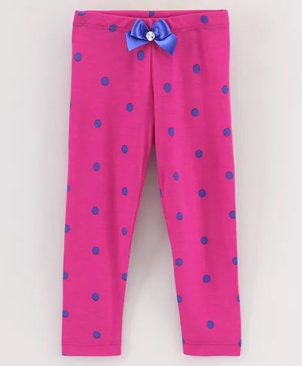 Buy Baby Girls Blue Pink Combo Solid Graphic Print Casual Full/Ankle Length  Leggings at Best Price | Apparel Bliss