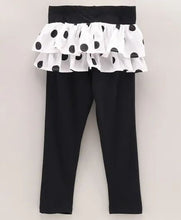 Load image into Gallery viewer, CrayonFlakes Soft and comfortable Double Layered Polka Frill Leggings