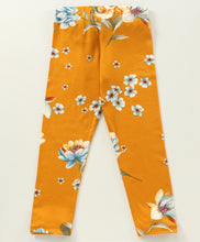Load image into Gallery viewer, Floral Printed Leggings - Yellow
