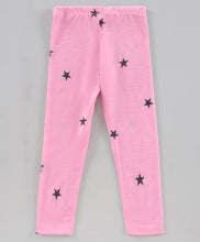 Load image into Gallery viewer, Stars Printed Leggings - Pink