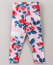 Load image into Gallery viewer, Floral Printed Leggings - Pink
