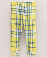 Load image into Gallery viewer, Checkered Printed Leggings - Yellow