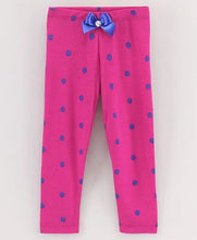Load image into Gallery viewer, Polka Dots Printed Leggings - Pink