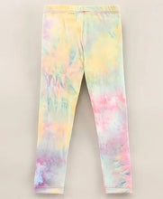 Load image into Gallery viewer, Tie and Dye with Bow Leggings
