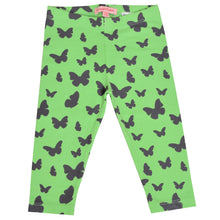 Load image into Gallery viewer, CrayonFlakes Soft and comfortable Enchanting Butterfly Light Green Leggings