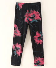 Load image into Gallery viewer, Floral Print Leggings - Black