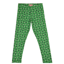 Load image into Gallery viewer, CrayonFlakes Soft and comfortable LockedUp Hearts Green Leggings