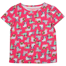 Load image into Gallery viewer, CrayonFlakes Soft and comfortable Puppy Print Night Suit - Pink