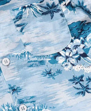 Load image into Gallery viewer, CrayonFlakes Soft and comfortable Beach Printed Shirt - Blue