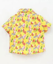 Load image into Gallery viewer, CrayonFlakes Soft and comfortable Forest Printed Shirt - Yellow
