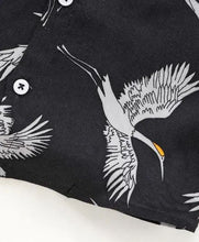 Load image into Gallery viewer, CrayonFlakes Soft and comfortable Birds Printed Shirt - Black
