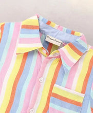 Load image into Gallery viewer, Striped Printed Shirt
