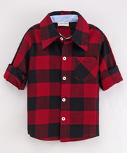 Load image into Gallery viewer, Checkered Full Sleeves Shirt