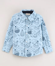 Load image into Gallery viewer, Balloons Full Sleeves Shirt - Blue