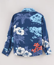 Load image into Gallery viewer, Floral Full Sleeves Shirt - Blue