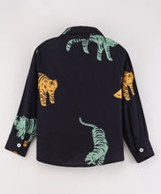 Load image into Gallery viewer, Jungle Full Sleeves Shirt - Black
