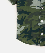 Load image into Gallery viewer, Camouflage Printed Half Sleeves Shirt