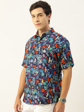Load image into Gallery viewer, Jungle Printed Half Sleeves Mens Shirt