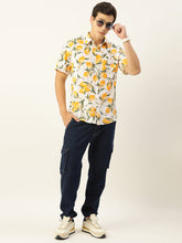 Load image into Gallery viewer, Lemons Printed Half Sleeves Mens Shirt