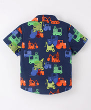 Load image into Gallery viewer, Tractors Printed Half Sleeves Shirt