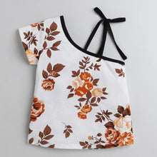 Load image into Gallery viewer, CrayonFlakes Soft and comfortable Floral Print Half Sleeve Strap Set