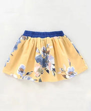 Load image into Gallery viewer, CrayonFlakes Soft and comfortable Frill and Strap Floral Top Skirt Set